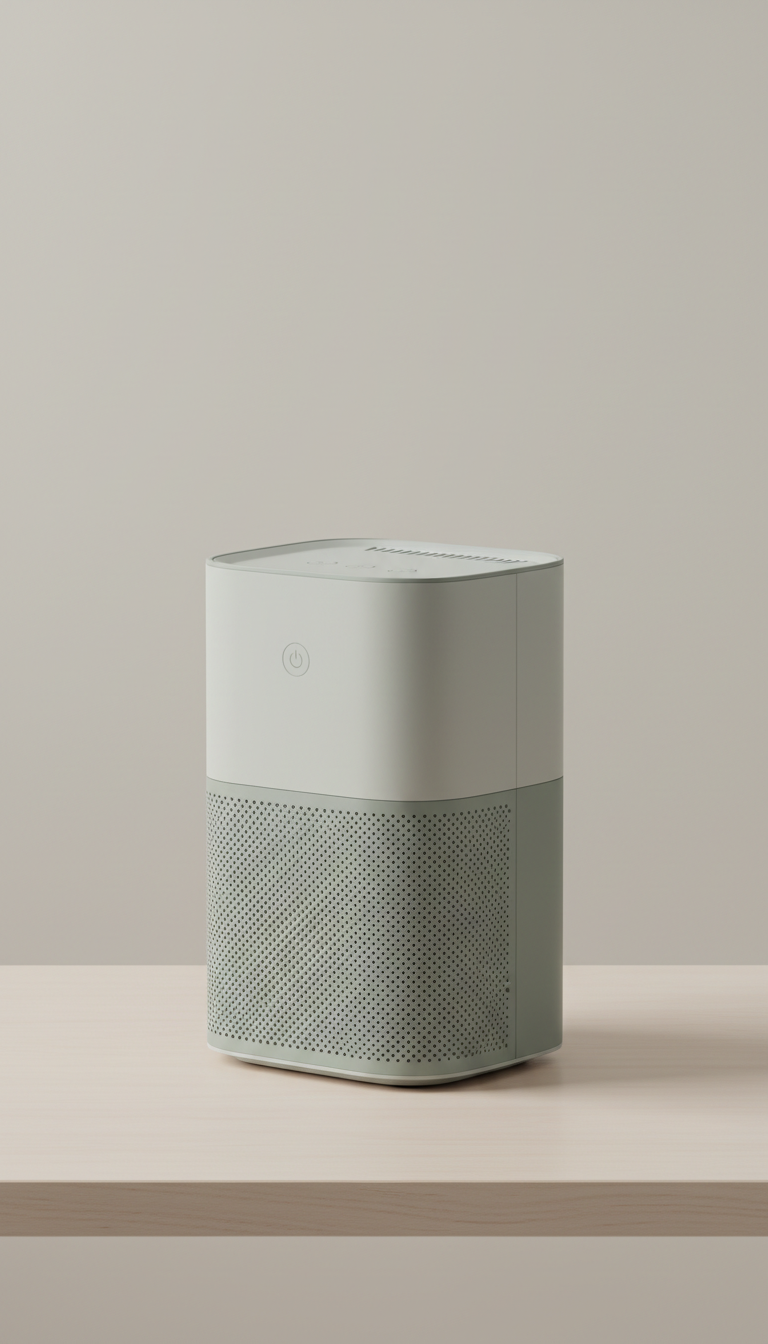 Air purifier with HEPA filtration