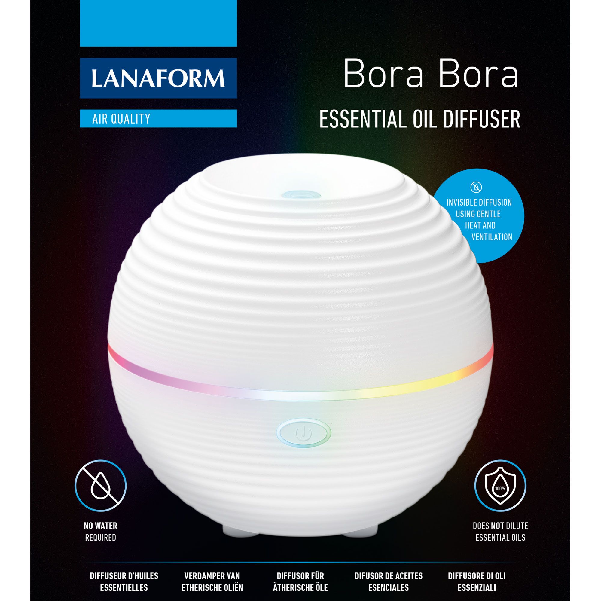 Lanaform Bora Bora – Doftspridare med värmeteknik för eteriska oljor