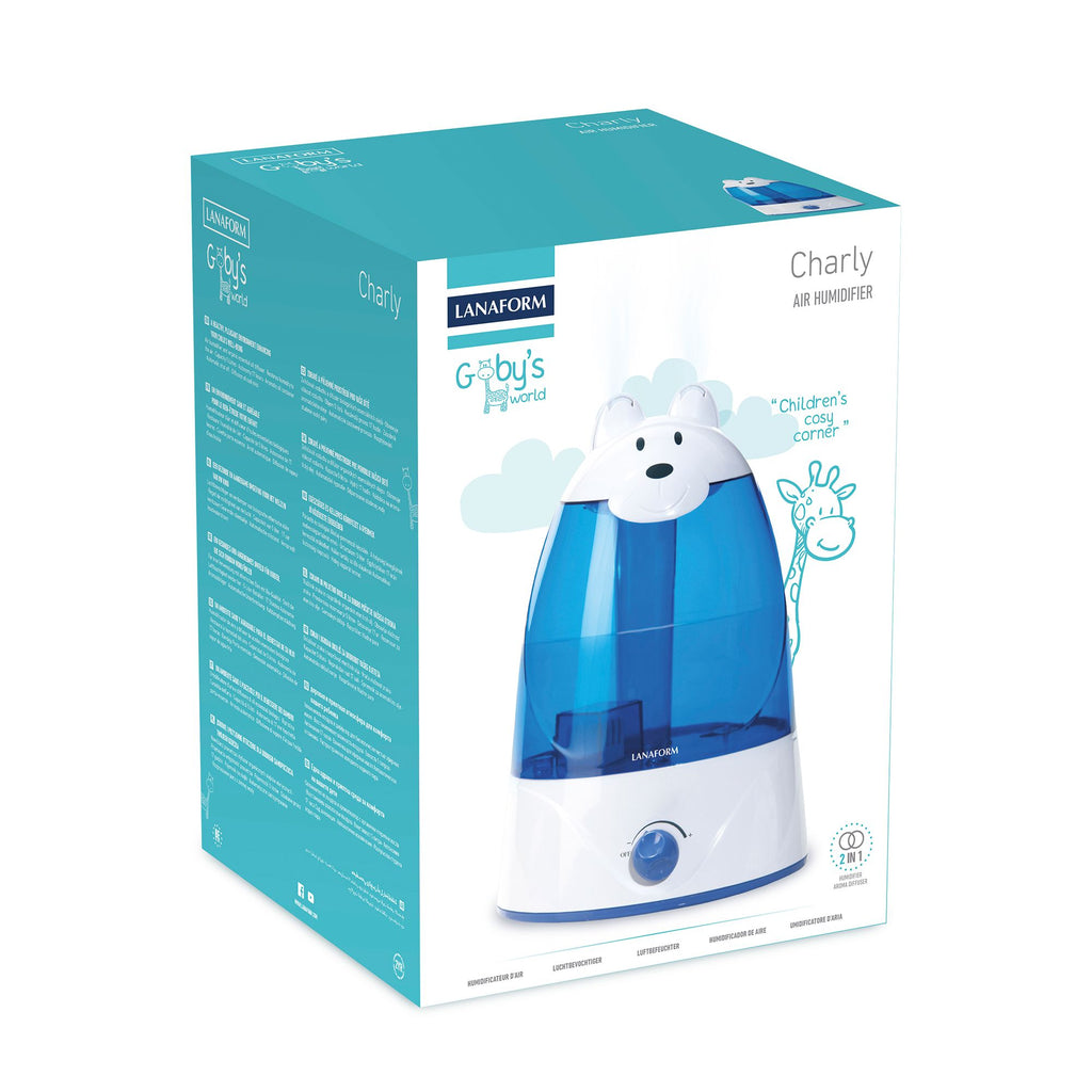 Lanaform Charly – Child-friendly humidifier with cool mist and cute teddy bear design