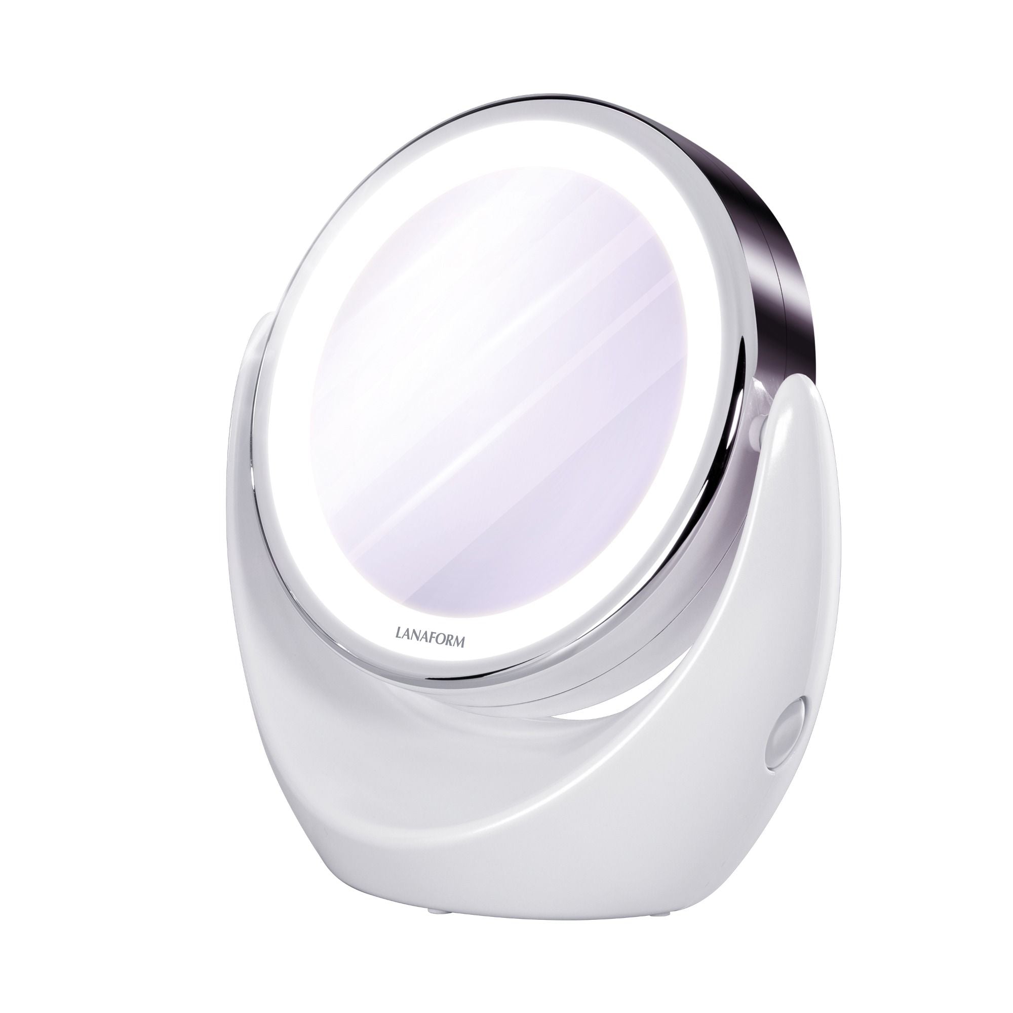 Lanaform LED Mirror – Sminkspegel med LED-ljus och magnetisk 10x förstoring