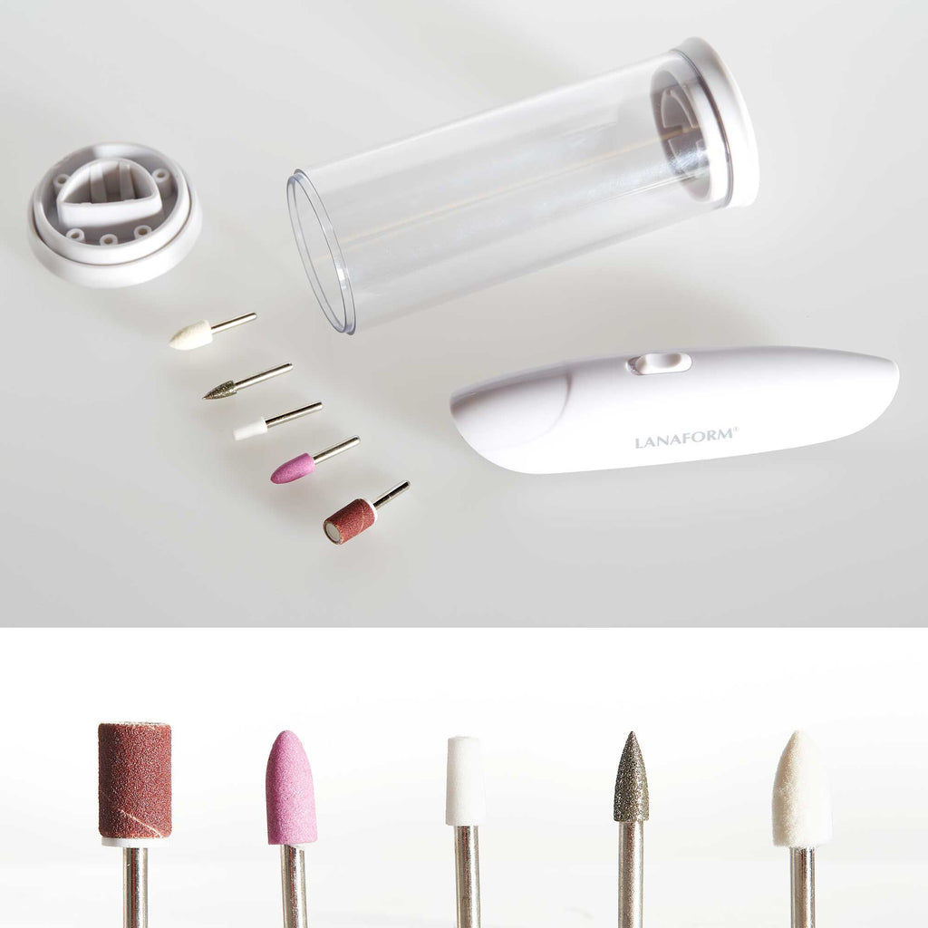 Lanaform My Nails – Manikyr- och pedikyrset med 10 tillbehör i elegant etui