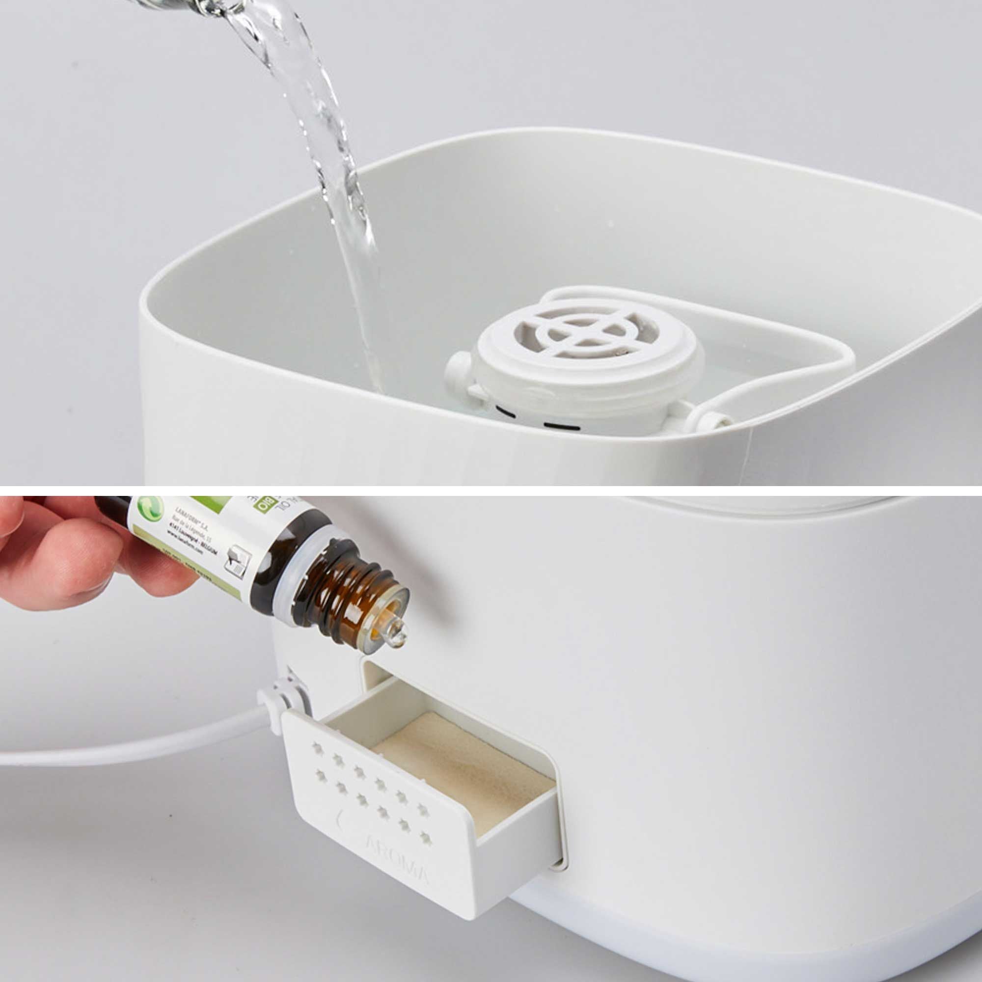 Lanaform Napo – Luftfuktare med varm & kall dimma, aromafunktion och touchskärm