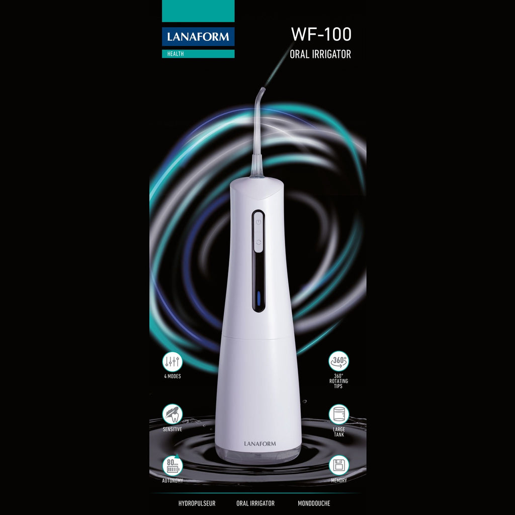 Lanaform WF-100 – Elektrisk munskölj med justerbart vattentryck